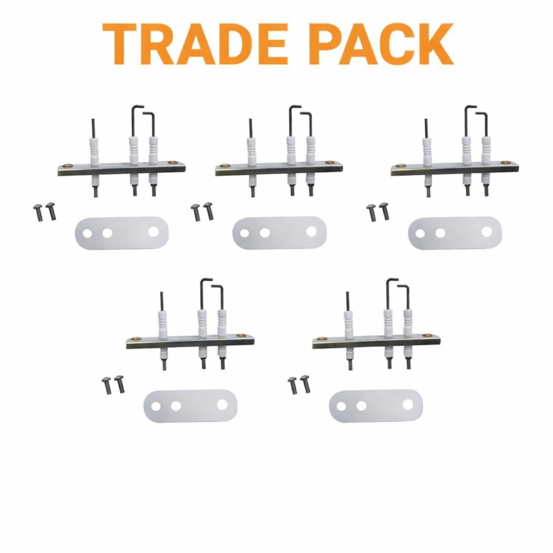 Trade Pack – 5 x Worcester 8716121817 Was 87186643010 Compatible Set Of Electrode – CDi/Greenstar/Highflow
