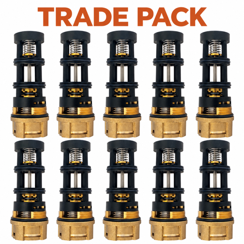 Trade Pack 10 x Baxi 720003100 Compatible 3 Way Valve Cartridge – Duo-tec, Gold, Heatmax, Platinum